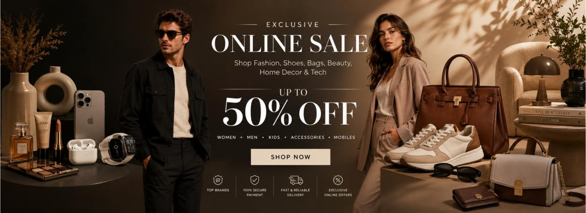 خصومات تصل إلى 50%
